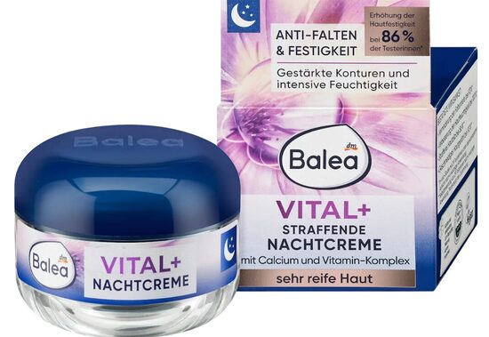 Balea Vital Plus pretgrumbu nakts krēms, nobriedušai ādai, 50 ml